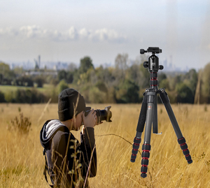 Trépied en aluminium léger 360 °   Support de caméra réglable avec tête rotative pour Canon Nikon <span class=keywords><strong>Sony</strong></span> - Product Image 6