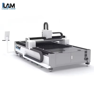 Équipement de découpe laser à fibre Tuosheng à plateforme unique pour tôles métalliques, machine de découpe laser CO2 intelligente - Product Image 2