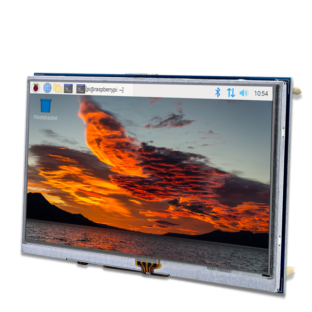 Factory Direct  5'' Touch Screen   5 Inch 800*480 LCD Display Module for Raspberry Pi