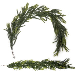 Hongbo 1 Simulated Norfolk Pine Vine Christmas <b>Table</b> Decoration 1.2M <b>Plastic</b> Eco-Friendly Holiday Ornament - Product Image 1
