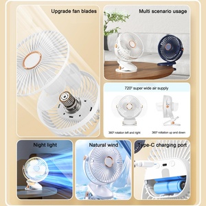 Ventilador de Mesa Mini USB Recargable al por Mayor, Ventilador Eléctrico Portátil con Clip para Colgar, Ventilador de Mesa de 1200 mAh para Hogar y Exteriores - Product Image 2