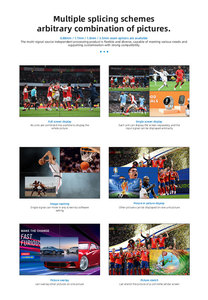 Indoor videowall voor bedrijven, groot scherm, 46-55 inch, 2x2, 3x3, ultra-smalle rand (1,7 mm), LCD videowall, scherm voor schakeling - Product Image 5