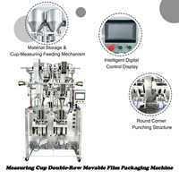 Machine d'emballage volumétrique à double voie pour granulés, 60-70 sachets/min, pour granulés de boissons solides et poudres de mélanges de boissons