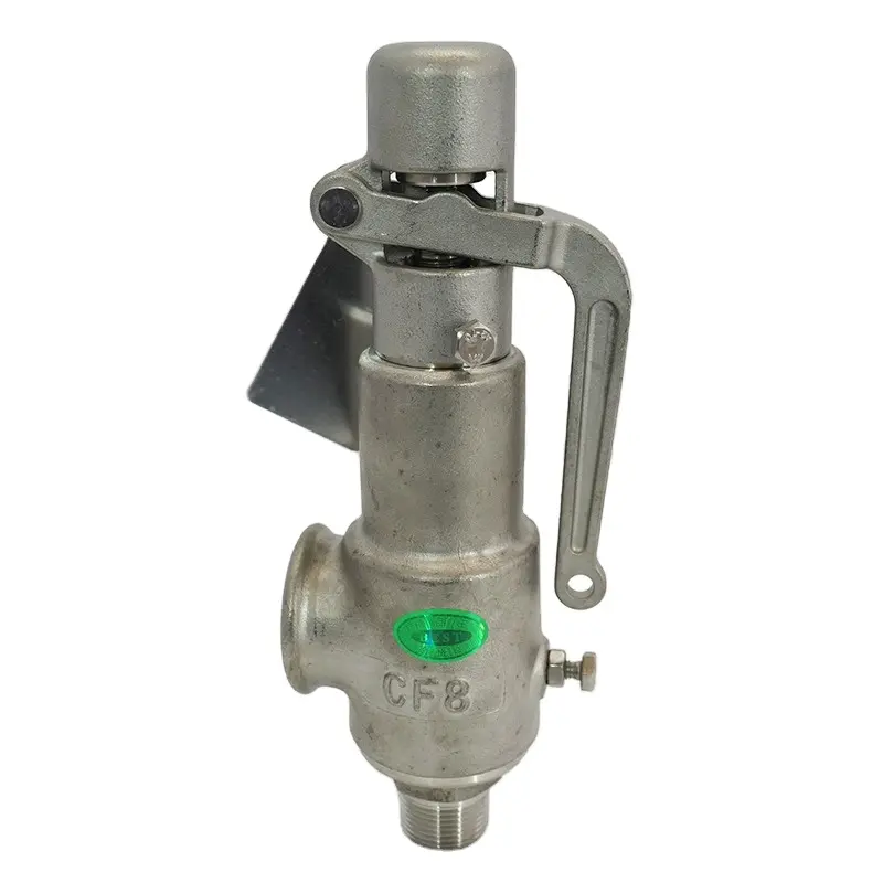 Water Air steam boiler Safety Valve AB812-B Stainless Steel SS304 SS316 Spring Full Lift thread Pressure Relief Valve