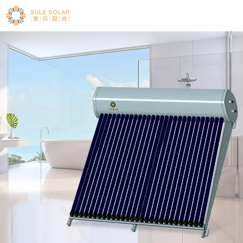 Fabrika fiyat 300l güneş enerjili su ısıtıcı ev uygulama güneş sıcak su ısıtma sistemi