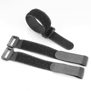 Sangles auto-agrippantes de même côté avec boucle, réutilisables, découpables, robustes, pour la gestion des câbles - Product Image 3