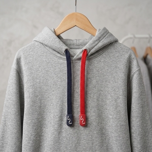 Cordoncini piatti in nylon da 8 mm personalizzati, colorati e intrecciati, per felpe, pantaloni casual, lacci per scarpe inclusi - Product Image 2