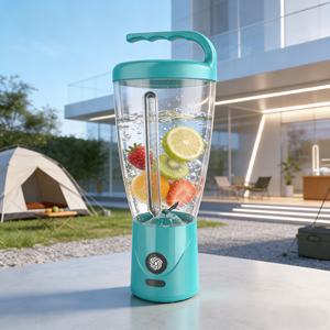 Licuadora Portátil de 1000 ml de Gran Capacidad, a Prueba de Fugas, con Modo Turbo, para Uso en Automóviles y Hoteles, con Motor de Batería, Recargable por USB, 6 Cuchillas, Libre de BPA, para Hielo - Product Image 1
