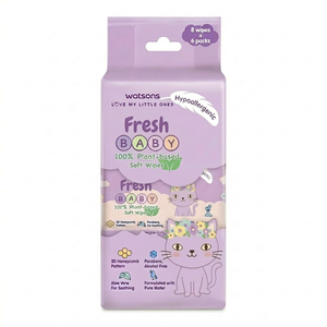 Mini lingettes humides 6 paquets x 10 lingettes Douces et sans alcool Idéales pour le nettoyage en déplacement Vente en gros disponible - Product Image 2