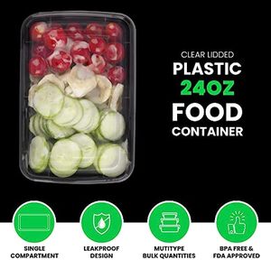 Caja Rectangular Desechable para Comida para Llevar, de Polipropileno Negro, Moldeada por Inyección, con 3-5 Compartimentos, Ecológica, para Restaurantes - Product Image 4