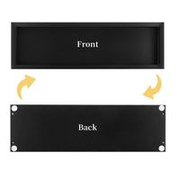 Plateau de service rectangulaire rustique noir pour bougies, centre de table décoratif pour salon, bar à café et salle à manger