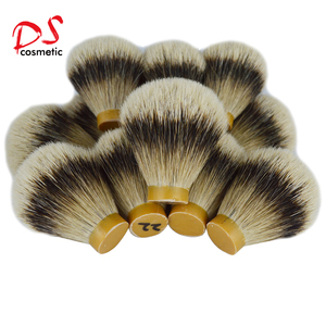 Pincel de Afeitar de <span class=keywords><strong>Pelo</strong></span> Natural Suave de Texugo Silvertip de Alta Calidad y Lujo de 26 mm, Componente para Fabricación DIY de Artesanos Personalizados - Product Image 4