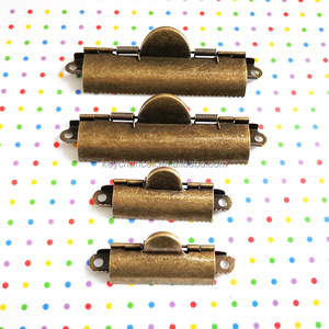 Vieux Vintage 70mm 110mm Antique Laiton Bronze Multitooth Binder Clip Métal Denté Presse-papiers Clip Restaurant Menus Dent Clamp - Product Image 1