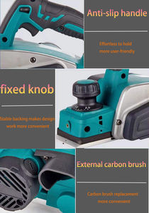 Grote Multifunctionele Houtschaafmachine Draadloze Schaaf Efficiënte En Krachtige Cepilladora De Madera Elektrisch Gereedschap Houtschaafmachines - Product Image 4