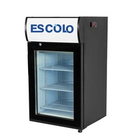 80 Litres Sous Comptoir Bar Réfrigérateur Commercial Vin Froid Réfrigérateur Ventilateur Refroidissement Verre Spectacle Refroidisseur Pour Boissons