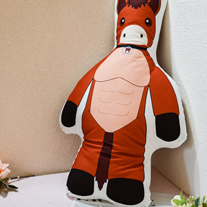 Horse Pattern Plush <strong>Pillow</strong> Cute Soft Stuffed Cushion for Home Decor and Sofa Kids Room Wholesale Decorative <strong>Pillows</strong> - Product Image 5
