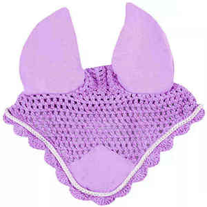 Orejeras Ecuestres Elegantes para Caballos, Velo Ligero de Ganchillo para Proteger de Moscas, Control de Ruido, Perfecto para Competiciones y Entrenamiento - Product Image 1