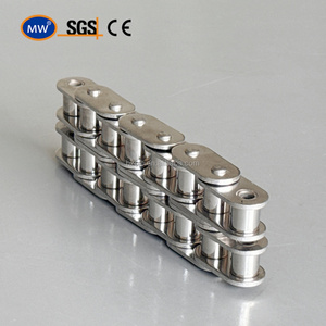 Hiệu Suất Cao Cấp 140-2 Một Loạt Thép Không Gỉ Đôi Sợi Ngắn Pitch Chuỗi Con Lăn Cho Thép Xỉ Băng Tải - Product Image 1