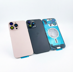 Remplacement de la vitre arrière OEM pour iPhone 16, 16 Plus, 16 Pro Max, coque arrière avec cache de batterie, lentille de caméra, plaque métallique magnétique - Product Image 4