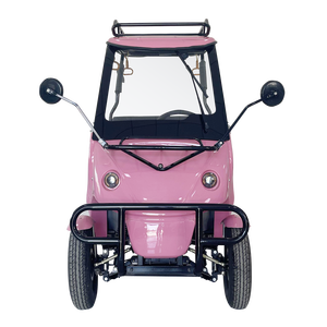 Vehículo sin permiso Q8 con cabina abierta de asientos uno al lado del otro, volante, 4WD, freno de disco, 4 plazas, mini carrito de golf de nueva energía para ocio y resort - Product Image 3