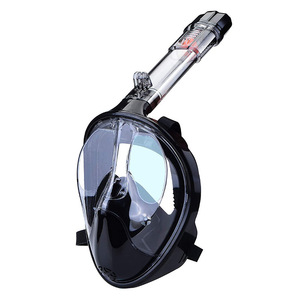Máscara de buceo de cara completa con snorkel, vista de 180 grados, antivaho, correa ajustable para snorkel - Product Image 2
