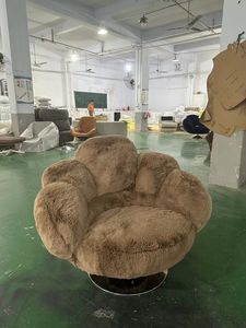 <span class=keywords><strong>Chaise</strong></span> simple créative moderne Bearpaw Red Chair Designer Hotel Living Room Homestay Lazy Chair One Seat Sponge Leisure Single Sofa - Product Image 5