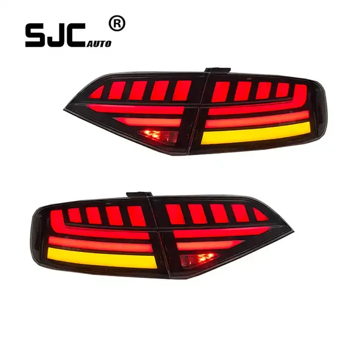 SJC Car Accessories For Audi A4L Taillights Assembly 09-12 New Upgrade Full LED Rear Light Plug And Play LED Tail Light