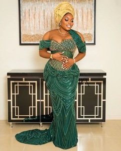 Prom <strong>Dresses</strong> Plus Size Ruffled Beading <strong>Wedding</strong> Guest <strong>Dress</strong> <strong>Teal</strong> Blue Lace Formal Party Custom - Product Image 3