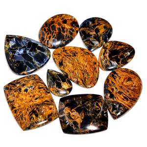 Bague en pierre en vrac Pietersite Pierres précieuses en vrac Pierres précieuses en vrac pour la fabrication de bijoux en provenance d'Inde - Product Image 1