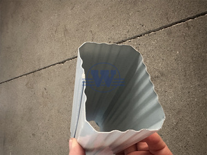 <b>Automatically</b> Aluminum Galvanized Metal Roofing Square <b>Machine</b> for Water Gutter Downspout Slot - Product Image 6