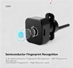 Wholesale Mini White Smart <strong>Door</strong> <strong>Lock</strong> Childproof Fingerprint Cabinet <strong>Door</strong> <strong>Lock</strong> Memory Card Storage SDK Safety Digital <strong>Lock</strong> - Product Image 3