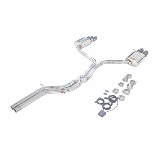Silencieux Catback Valvetronic pour <span class=keywords><strong>Audi</strong></span> <span class=keywords><strong>S4</strong></span> <span class=keywords><strong>B8</strong></span> 3.0T Haute Performance en Acier Inoxydable 304 Tuyau d'Échappement de Voiture - Product Image 4