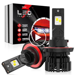 Bombilla Led para faro delantero de coche F60 Plus 130W 48000LM 6500K GXP7035 CHIP IP68 H4 H13 9004 9007, novedad