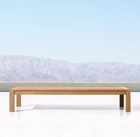 Ensemble de canapés de jardin en teck imperméable de luxe pour l'extérieur, mobilier de jardin pour villa, ensemble de canapés modernes pour hôtel-resort en plein air