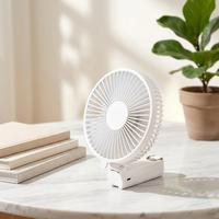 Ventilateur portable USB créatif avec mousqueton, design pliable, ventilateur à batterie rechargeable, ventilateur de refroidissement d'été pour l'extérieur