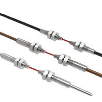 AKUSENSE-Sensor de fibra óptica serie P M4/M6 350, reflexión difusa de vidrio de cuarzo de alta temperatura, longitud de onda de 1064nm,