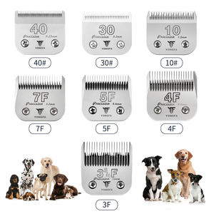 कस्टमाइज्ड लोगो पालतू क्लिपर ए 5 ब्लेड 3f/4f/5f/7f/10 #/30 #/40 # कुत्ते ग्रोमिंग हेयर क्लिपर प्रतिस्थापन ब्लेड - Product Image 1