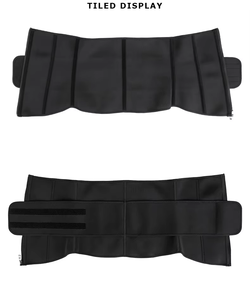 उच्च गुणवत्ता वाले समायोज्य खेल पसीने पोस्टपार्टम बॉडी मूर्तिकला डबल बेल्ट जिपर कमर ट्रेनर - Product Image 2