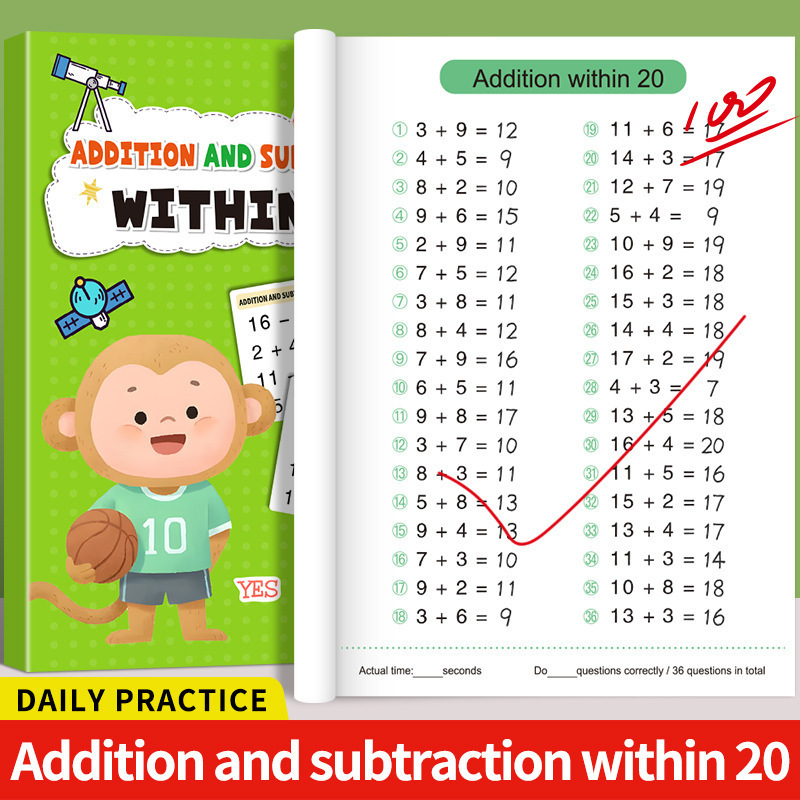 Addition et soustraction dans les 20-