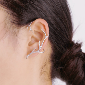 Geometric Antler <b>Cuff</b> <b>Earrings</b> Zinc Alloy Bohemian Style For Women - Product Image 3
