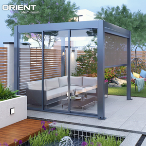 Solárium de Aleación de Aluminio para Jardín, Solárium Retráctil de Vidrio y Aluminio, Casas de Solárium con Marco de Aluminio y Vidrio - Product Image 6