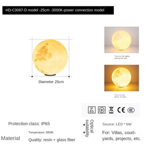 ไฟสวนโซลาร์เซลล์ LED ความสว่างสูง กันน้ำระดับ IP65 ขั้วหลอดแบบ E27 สำหรับตกแต่งสนามหญ้า ลานบ้าน เสา และภายนอกอาคาร - Product Image 2