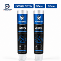 Tube souple en aluminium et plastique recyclable de 50g-120g pour emballage de dentifrice, personnalisable en gros avec impression de logo OEM