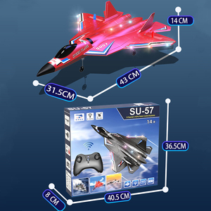 <span class=keywords><strong>เครื่องบิน</strong></span>บังคับวิทยุสำหรับเด็ก รุ่น <span class=keywords><strong>SU57</strong></span> ของแท้จากโรงงาน พร้อมไฟ LED บังคับด้วยรีโมท 2.4G ทำจากโฟม EPP สำหรับเล่นกีฬาและกิจกรรมกลางแจ้ง - Product Image 6