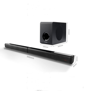 Samtronic TV barre de son haut-parleurs détachables sans fil caissons de basses filaires Home cinéma 3D stéréo barre de son Support télécommande optique - Product Image 4