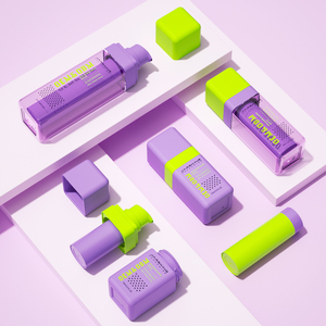 Bền vững sinh thái thân thiện Refillable gói mỹ phẩm 15ml 30ml 50ml tùy chỉnh đầy màu sắc nhựa chăm sóc da không có không khí huyết thanh bơm chai - Product Image 2