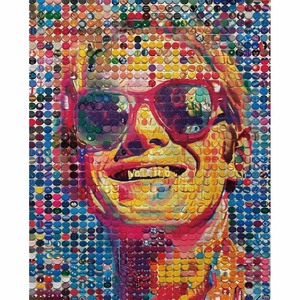 Personas que se ríen <span class=keywords><strong>de</strong></span> corazón 30X40CM/11.8X15.7in pintura <span class=keywords><strong>de</strong></span> diamante Diy diamante redondo 5d pintura colgante mosaico arte colgante - Product Image 3