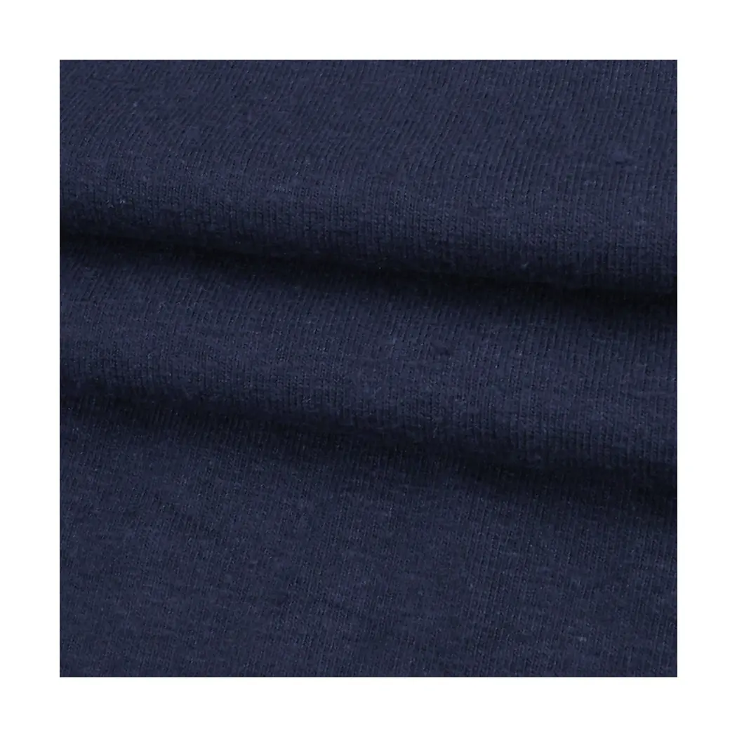 KJ2130 Sustainable GOTS Certified Hemp Organic Cotton Blended Jersey Eco-friendly Knitted Fabric