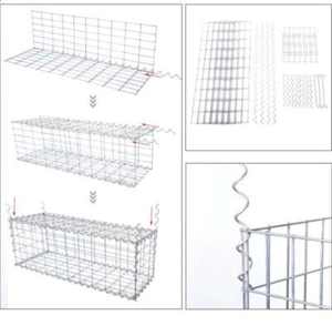 Doğrudan fabrika galvanizli dekoratif kaynaklı tel örgü gabion sepet taş kafes - Product Image 6