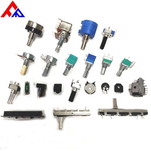 Potenciómetros Rotatorios de Bajo Costo al por Mayor para Fabricantes, Resistencias Variables de Metales y Plásticos, Resistencia de 10k-100k, Serie RK166 - Product Image 6